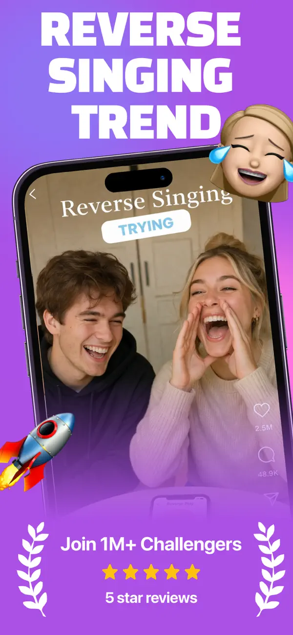 Happy: the reverse singing trend
